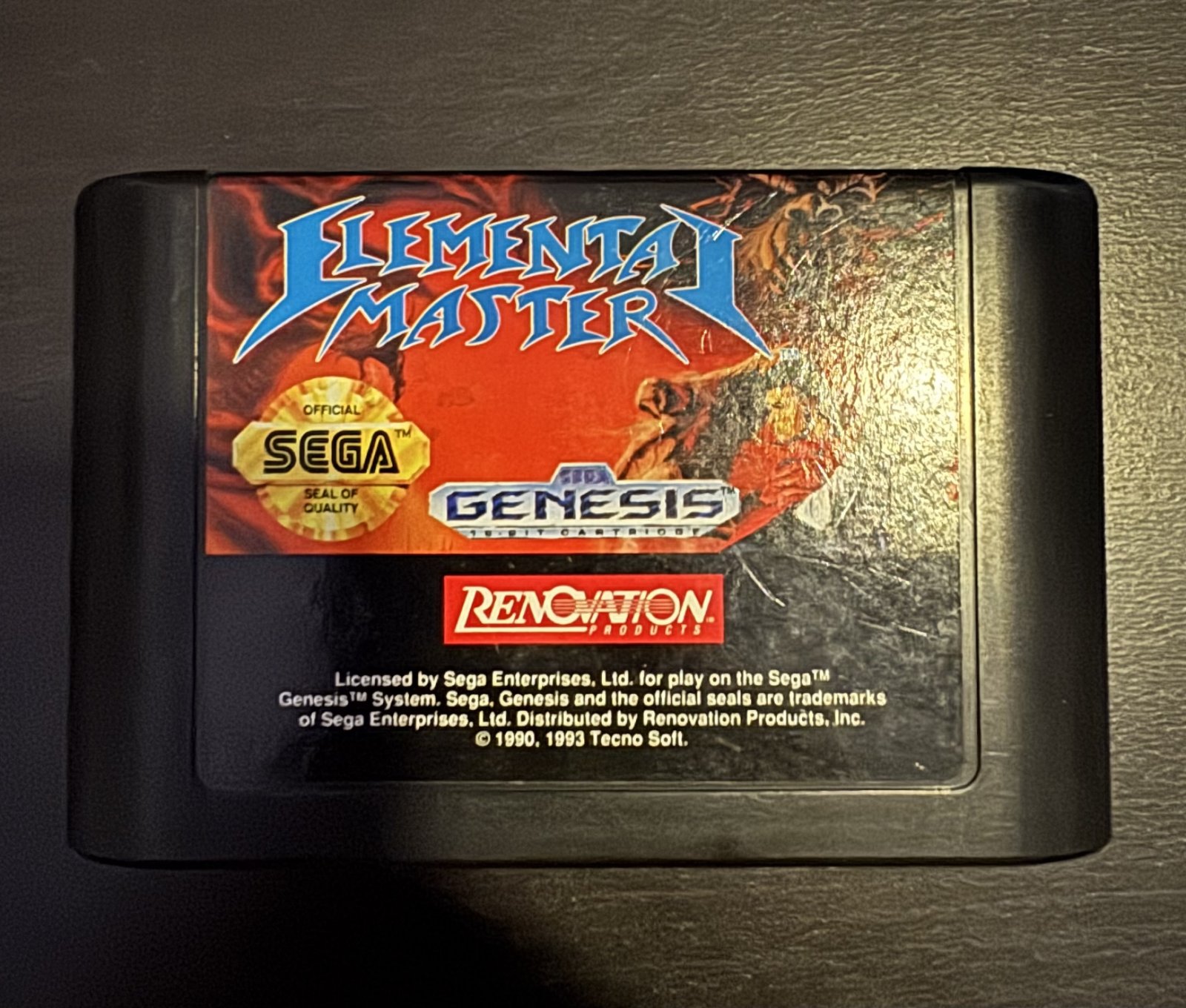 Elemental Master Sega Genesis