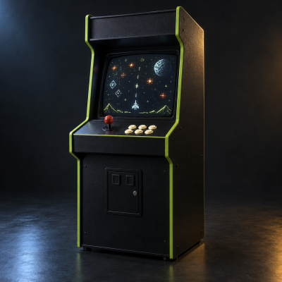 DEMO | Neon Quarter Upright Arcade Cabinet